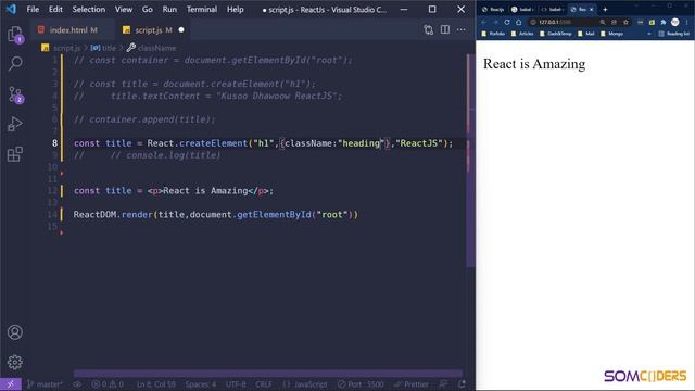 React JS basics Somali Lesson 3 - JSX