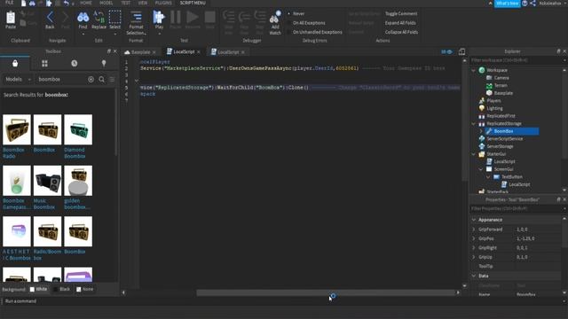 How to make a Gamepass that gives you an Item On Roblox Studio смотреть онлайн