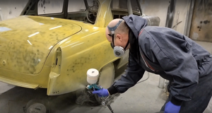 "КАРЮХА" в малярке | Реставрация ГАЗ 21 | Волга Деда |