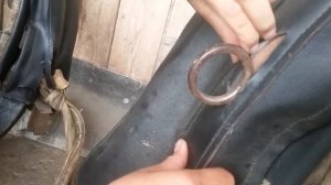 Ответ на вопрос : как переделать хомут с гужами под парную хомутовую упряжь.