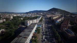 Петропавловск-Камчатский 4k inspare1 Лето Август с высоты полета птиц