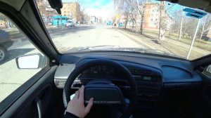 ЕДУ НА ВАЗ 2114 ПО ВЕСЕННЕМУ ГОРОДУ - ВИД ОТ ПЕРВОГО ЛИЦА!