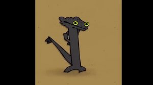 1 час дракон (беззубик) танцует