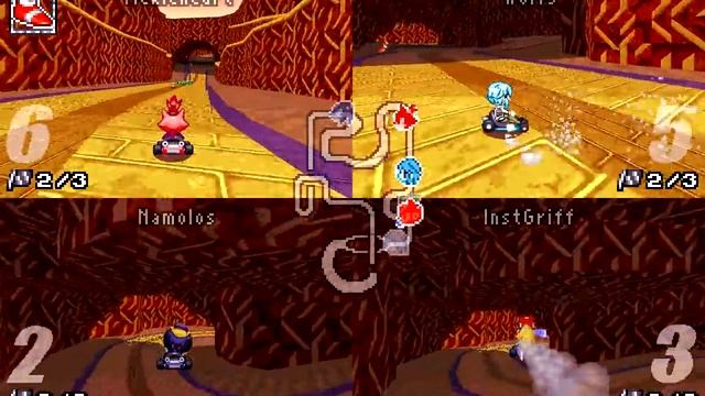 SRB2Kart - Barren Badlands - Online Replay Showcase