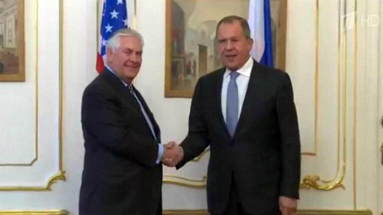 В Вене идут переговоры главы МИД РФ Сергея Лаврова и госсекретаря США Рекса Тиллерсона