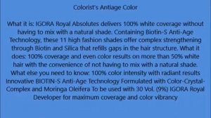 Schwarzkopf Professional Igora Royal Absolutes Hair Color   7 50 Medium Blonde Gold Natural