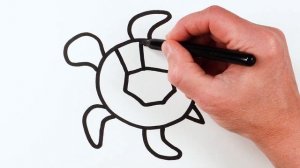 Рисуем фломастерами. Простой милый рисунок. Рисование для детей