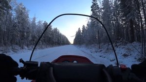 Тайга Варяг 550V с двс к6а, первый выезд