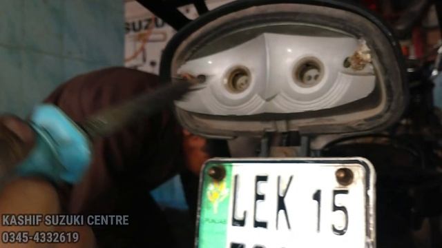 SUZUKI GS 150 SE BACK LIGHT REPAIRING VERY EASY AT HOME @kashifsuzukicentre