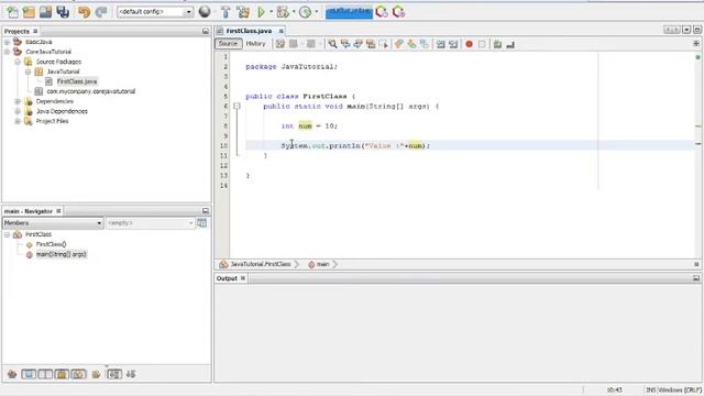 Java BanglaTutorial : How To Run First Program in Netbeans | Print Hello World in Java
