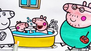 Свинка Пеппа и Джордж Купаются в Ванной| Peppa Pig and George bathe in the bathroom