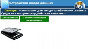 Информатика, 4 класс. Устройства ввода и вывода информации