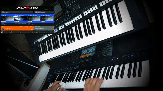 Felicita-Albano & Romina Power (Yamaha Psr Sx900) смотреть онлайн