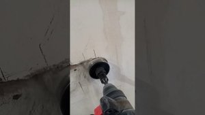 Сверление под подрозетник в бетон. 1 минута.