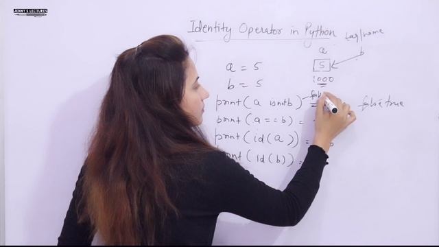Identity Operators in Python | Python Tutorials for Beginners #lec18