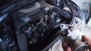 Как снять и поменять термостат Мерседес М272