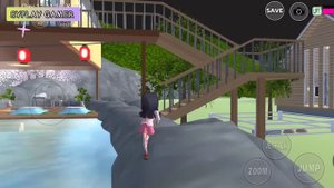 سر رعب منزل ميغان There's a New Secret house M3gan Zombie over the pond | SAKURA SCHOOL SIMULATOR