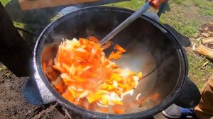 Гречка с Куриной Тушенкой в Казане? «Грека по Армейски» РЕЦЕПТ