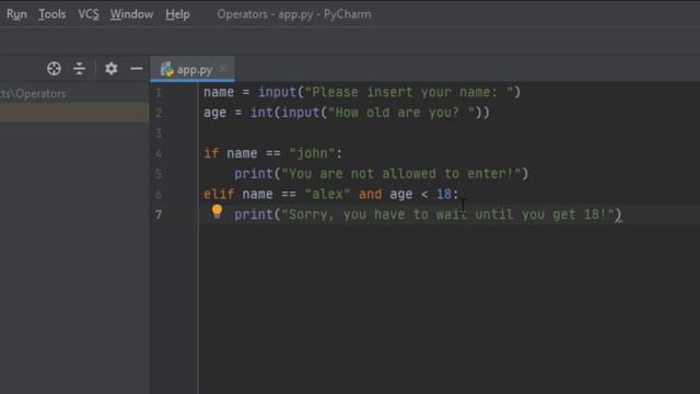 #7 Python Tutorial - Operators - Python for Beginners [2020] Full Course