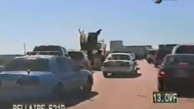 Погоня полиции за фурой в США