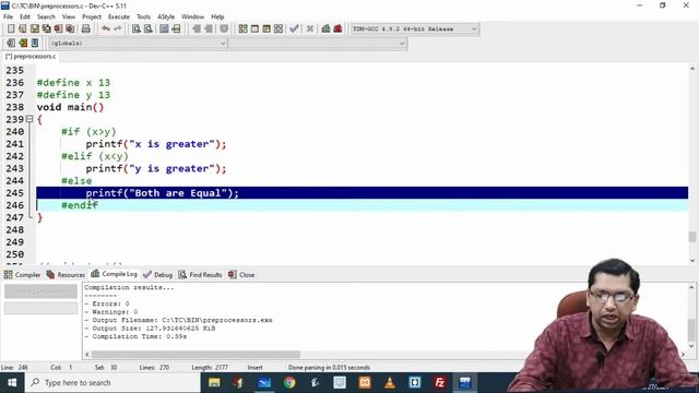Pre- Processor Directive in C Programming (Part 3) | By Professor Pankaj Gupta | BIIT