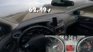 Ford Focus 2.0 145 HP | 100-200 km/h Acceleration | 220 km/h Top speed run on Autobahn