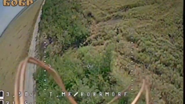 Удар FPV дроном по СПГ-9 ВСУ на Запорожском напр/Strike at the AFU SPG-9 by FPV drone