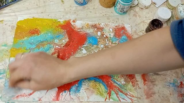 Абстракция, поиск композиции по цветовым пятнам / Abstraction, composition search by color spots смотреть онлайн