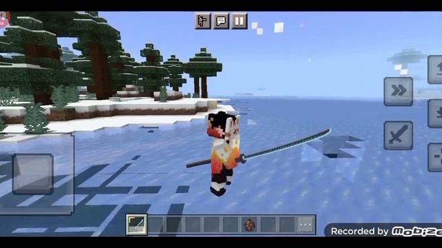 DEMON SLAYER ADDON DLC MINECRAFT PE AND BEDROOCK 1.20+ смотреть онлайн