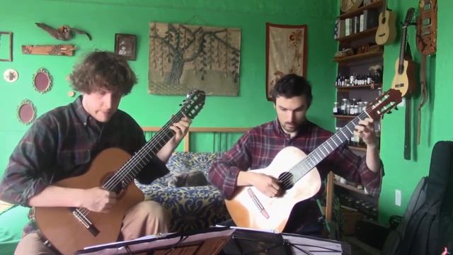 Buxtehude- Fugue in C BuxWV174- Dacha Guitar Duo смотреть онлайн