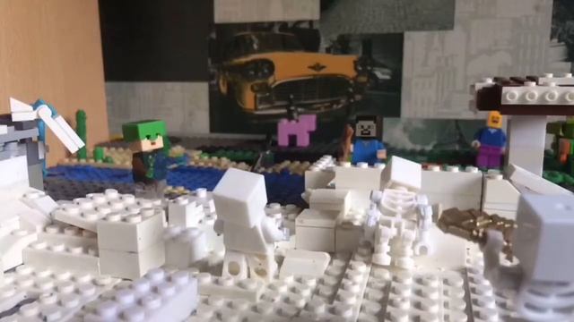 Minecraft Lego | #1 нападение скелетов смотреть онлайн
