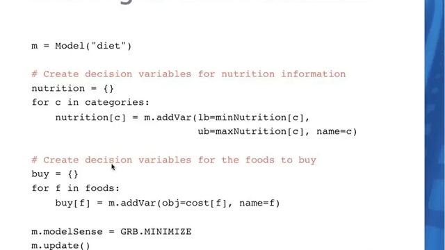 Tutorial: Modeling with the Gurobi Python Interface смотреть онлайн