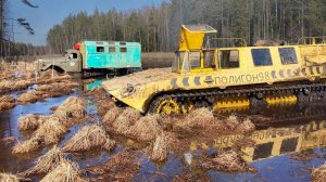 Самоделка против завода / Болотная битва БМП и полугусеничного ЗИЛа