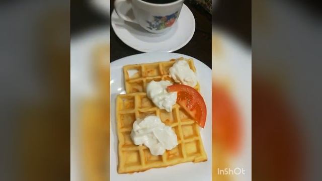 Безумно вкусные сырные вафли, приготовленные на вафельнице КТ-1638 #kitfort