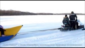 Надувной Зимний банан "Азарт"