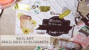 Mail Art / Ответ для Элизабет / Исходящая почта / Snail Mail AMIX