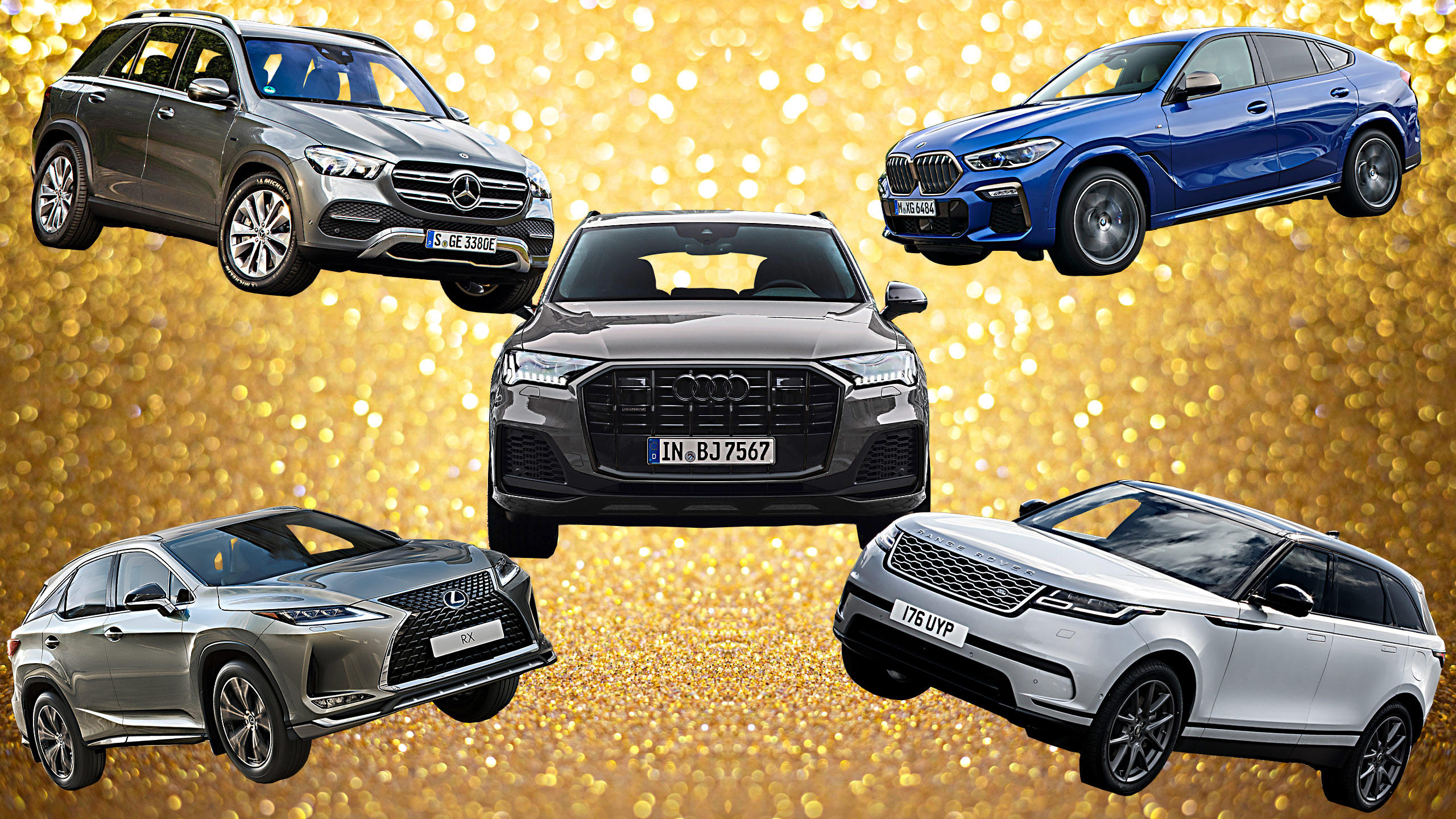 TOP 5 SUV 2021- Mercedes GLE, Range Rover Velar, Lexus RX, BMW X6, Audi Q7!