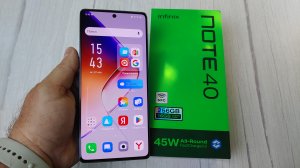 Infinix Note 40 Распаковка и Первое Знакомство