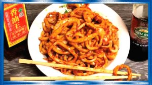 Кальмар по-корейски, в остром маринаде, как на рынке у корейцев,