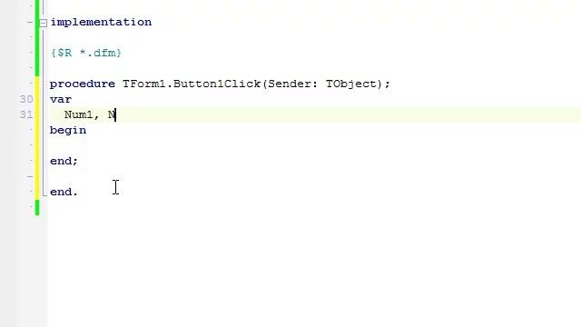 Simple Delphi VCL Application - Summa