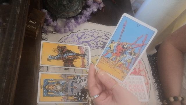 расклад на картах таро "Колесо фортуны".