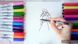 Как нарисовать Леди Баг...