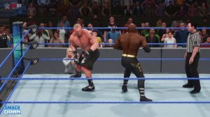 WWE 2K19 | Brock Lesnar w./ Paul Heyman VS. Bobby Lashley w./ Lana | Community Wish [Gameplay]