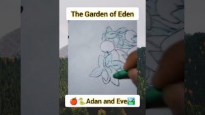 The Garden of Eden ?? Adan and Eve??bro, Carlo sketch ✍️