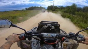 Залить 100 бензин в квадрик и сделать много контента ? ЛЕГКО !