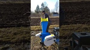 испытание измельчителя Нева, мотоблок Нева мб-2, 6 лошадей.