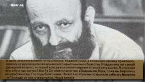 Публицист Ю.Карабчиевский: армяне, посадите по дереву в честь каждого Азербайджанца