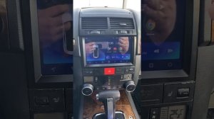Магнитола тиес 2/32 в туареге 1 2005 год бензин 3,2 заказал за 15 р с рамкой итп !