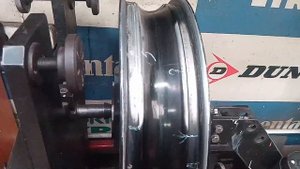 Ремонт мотоколеса.