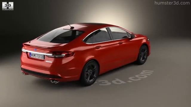 Ford Fusion (Mondeo) Sport 2015 3D model by Hum3D.com смотреть онлайн